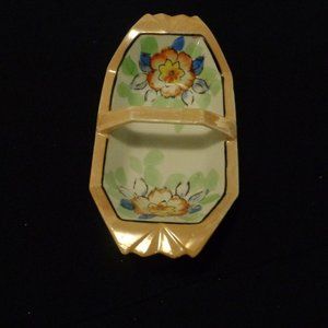 MADE IN JAPAN BEAUTIFUL IRIDESENT SERVING DISH W HANDLE